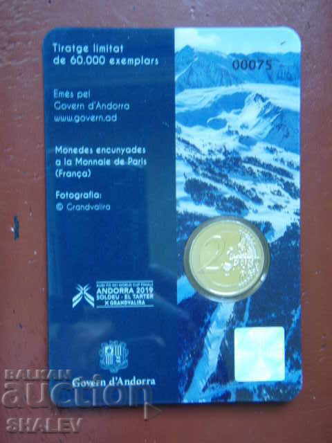 2 Euro 2019 Andorra "Alpin sky" (1) - Unc (2 euro) - 5 2 Euro 2019 Andorra "Alpin sky" (1) - Unc (2 euro) - 5