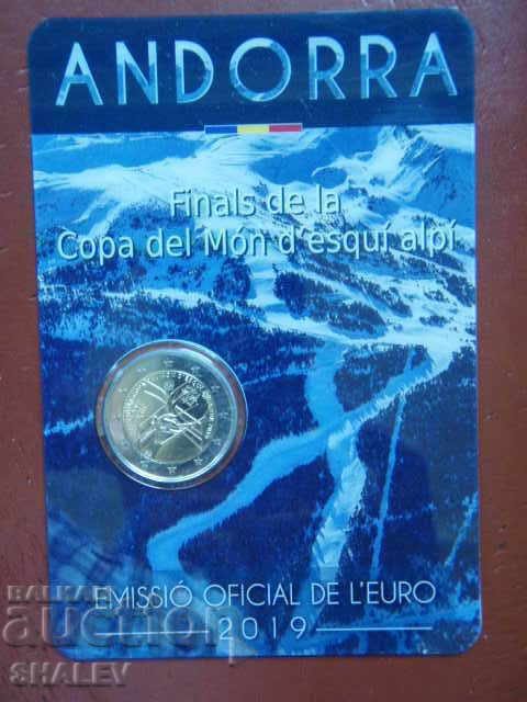 2 Euro 2019 Ανδόρα "Alpin sky" (1) - Unc (2 ευρώ)