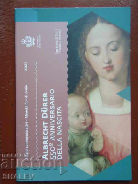 2 Euro 2021 San Marino "Durer" (2) San Marino - Unc (2 Euro) with price 129.89 BGN | € 66.41 2 Euro 2021 San Marino "Durer" (2) San Marino - Unc (2 Euro) with price 129.89 BGN | € 66.41