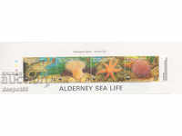 1993. Alderney. Marine life. Strip.