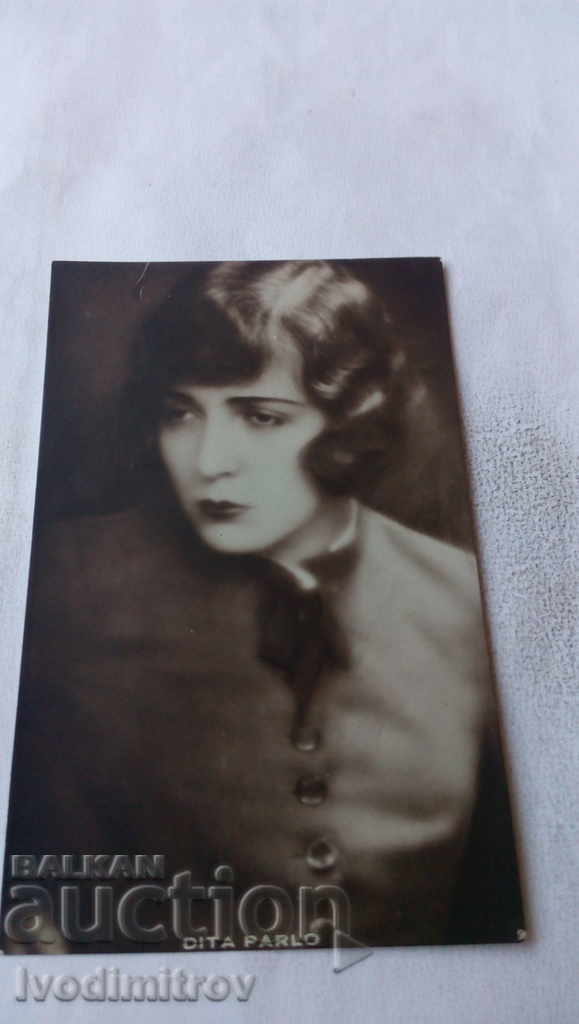 Пощенска картичка Dita Parlo 1930