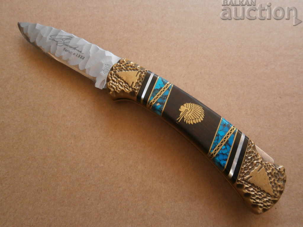 handmade hunting knife leg USA with price 501.00 BGN | € 256.16