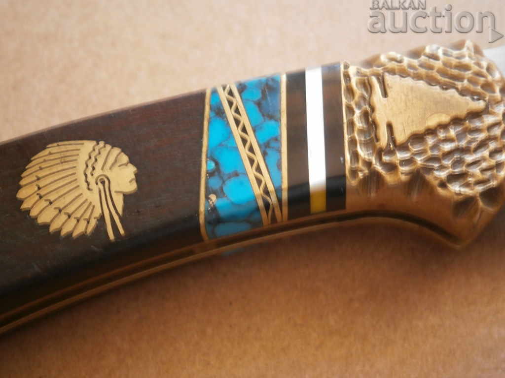 Delivery of handmade hunting knife leg USA