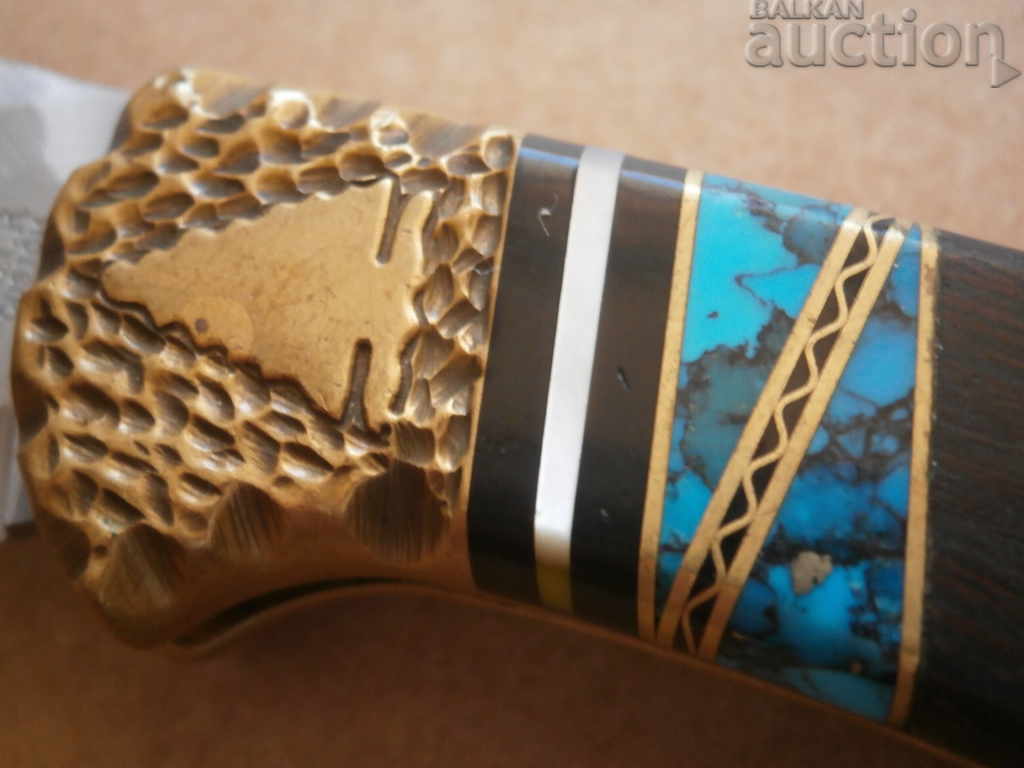 handmade hunting knife leg USA - 7