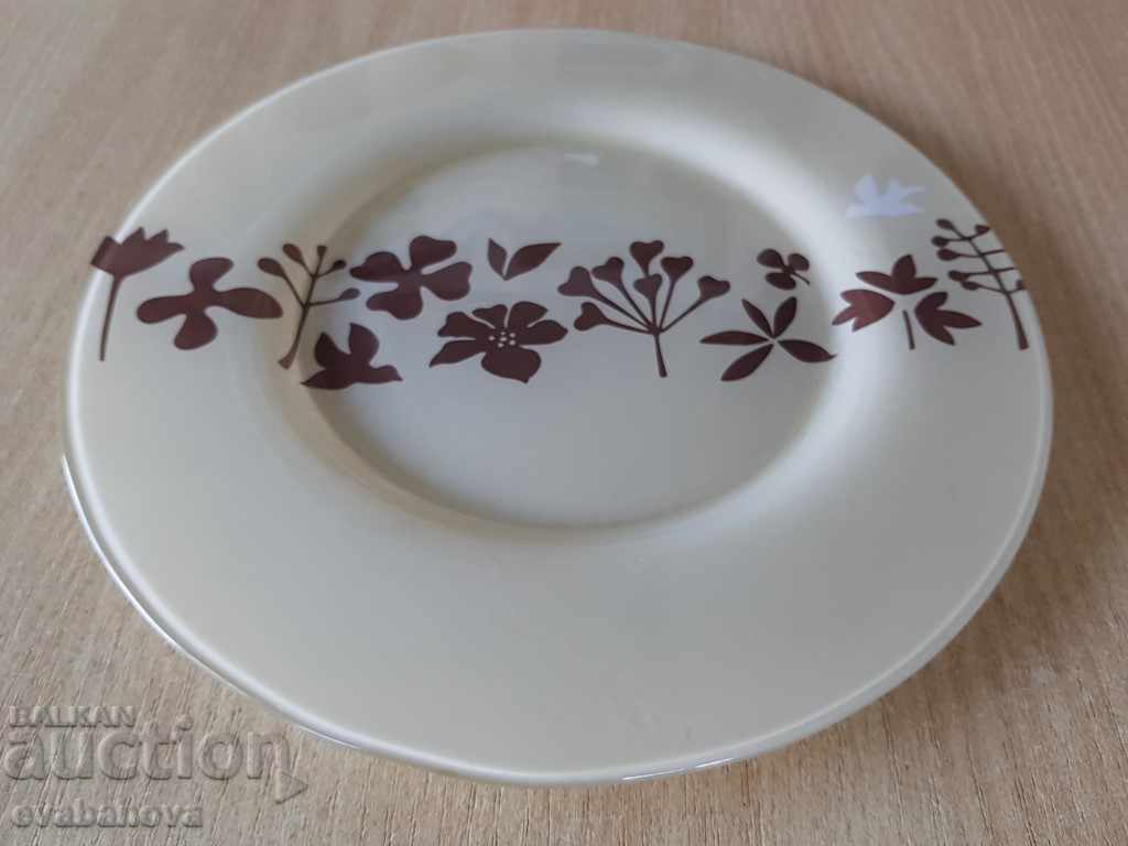 Perfect designer painted French plate HEVEA - 5 Perfect designer painted French plate HEVEA - 5