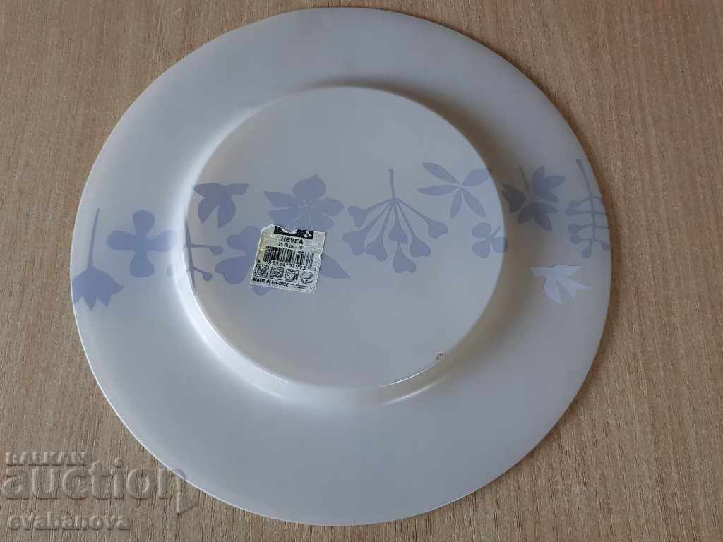 Perfect designer painted French plate HEVEA - 6 Perfect designer painted French plate HEVEA - 6