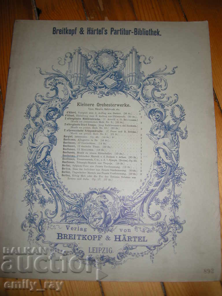 Sheet music - Beethoven - Turkish March