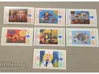 7 stamps stamp 1985 1982 assembly Flag of peace Bulgaria