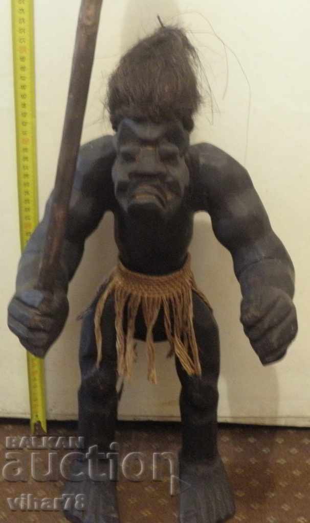 Auction  OLD WOODEN FIGURE