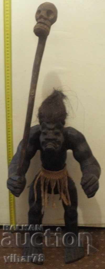 Delivery of OLD WOODEN FIGURE Delivery of OLD WOODEN FIGURE