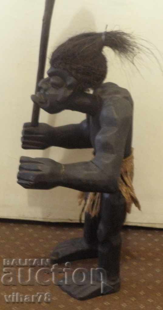 OLD WOODEN FIGURE - 5