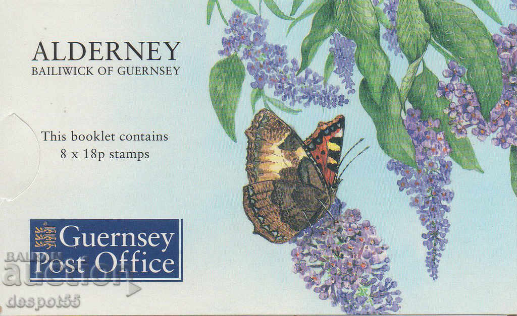 Auction 1997. Alderney. Flora and fauna. New value. Carnet. Auction 1997. Alderney. Flora and fauna. New value. Carnet.