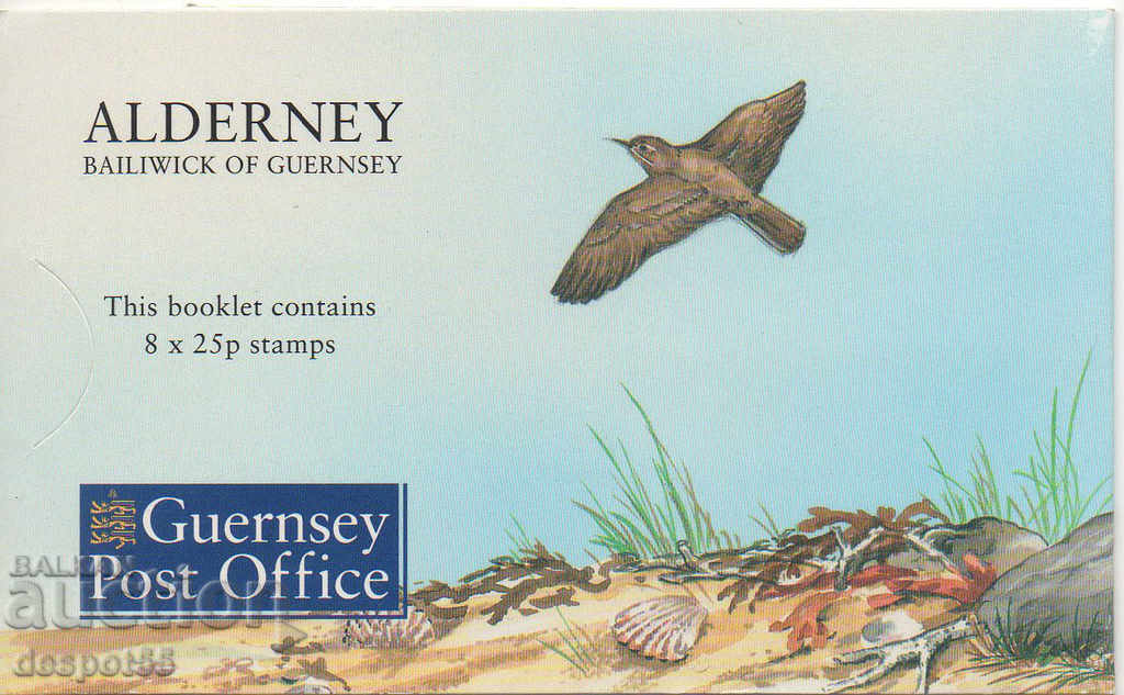 Auction 1997. Alderney. Flora and fauna. New value. Carnet. Auction 1997. Alderney. Flora and fauna. New value. Carnet.
