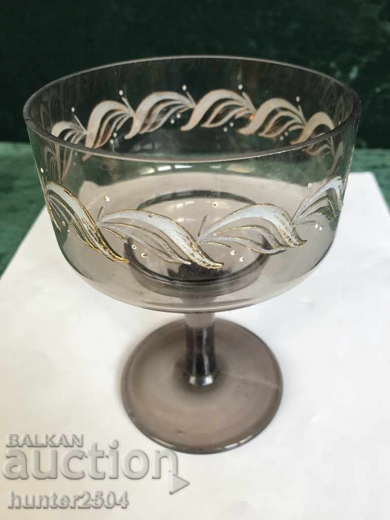 Cup-colored glass, gold decoration BG
