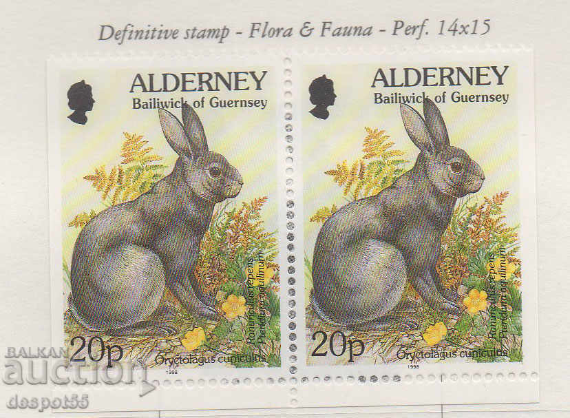 1998. Alderney. Flora and fauna.
