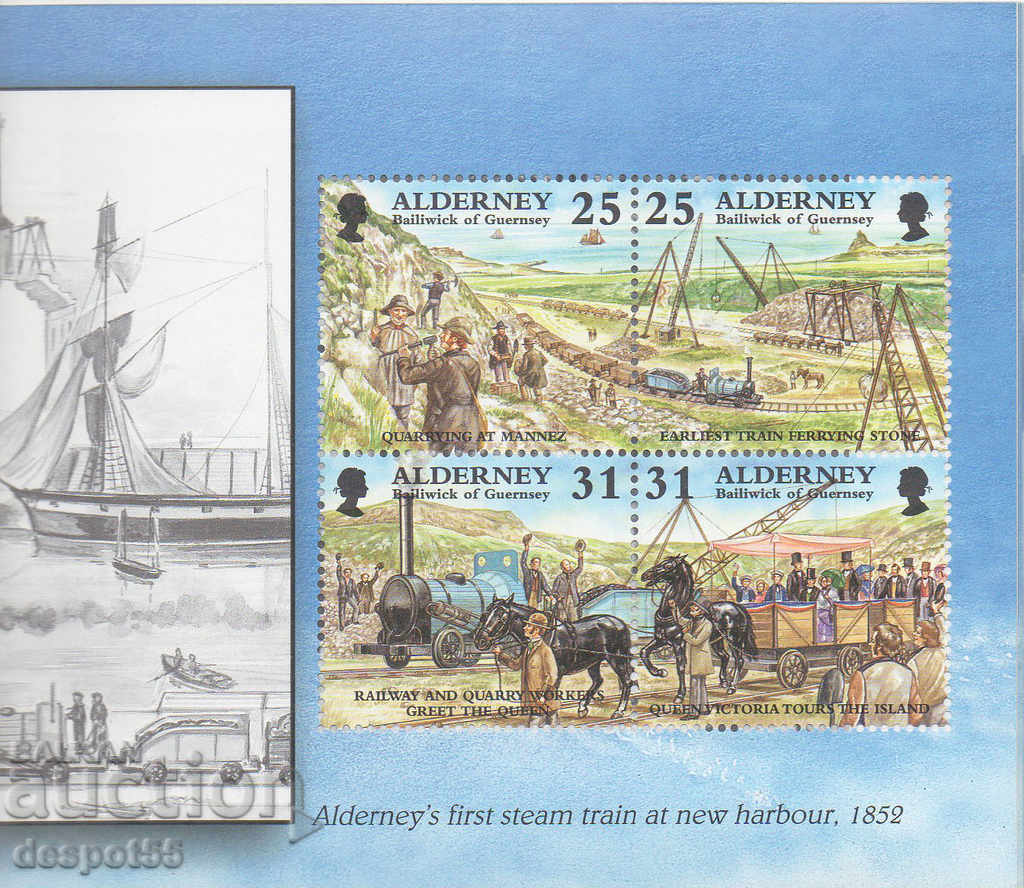 1998. Alderney. Alderney Islands - Unique double carnet. - 5