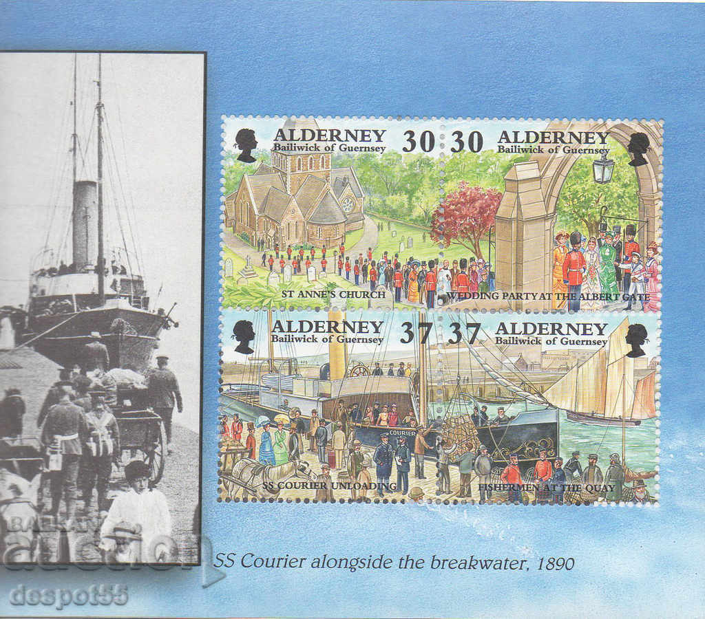 1998. Alderney. Alderney Islands - Unique double carnet. - 7