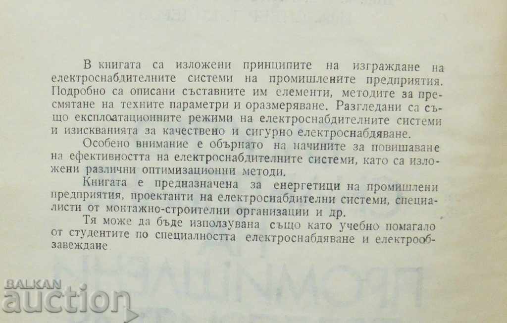 Electricity supply to industrial enterprises - A. Fyodorov with price 30.00 BGN | € 15.34 Electricity supply to industrial enterprises - A. Fyodorov with price 30.00 BGN | € 15.34