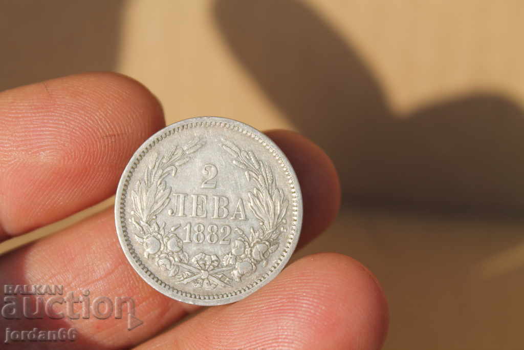 Монета 2лв. 1882г