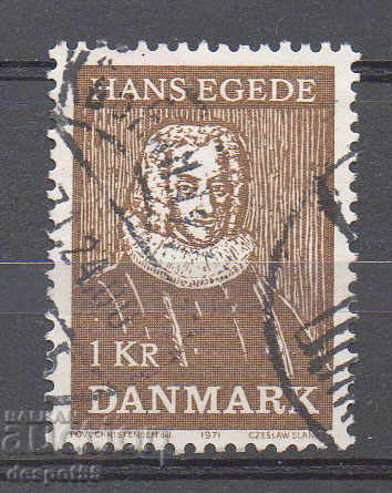 1971. Denmark. 250 years since the arrival of H. Egede in Greenland