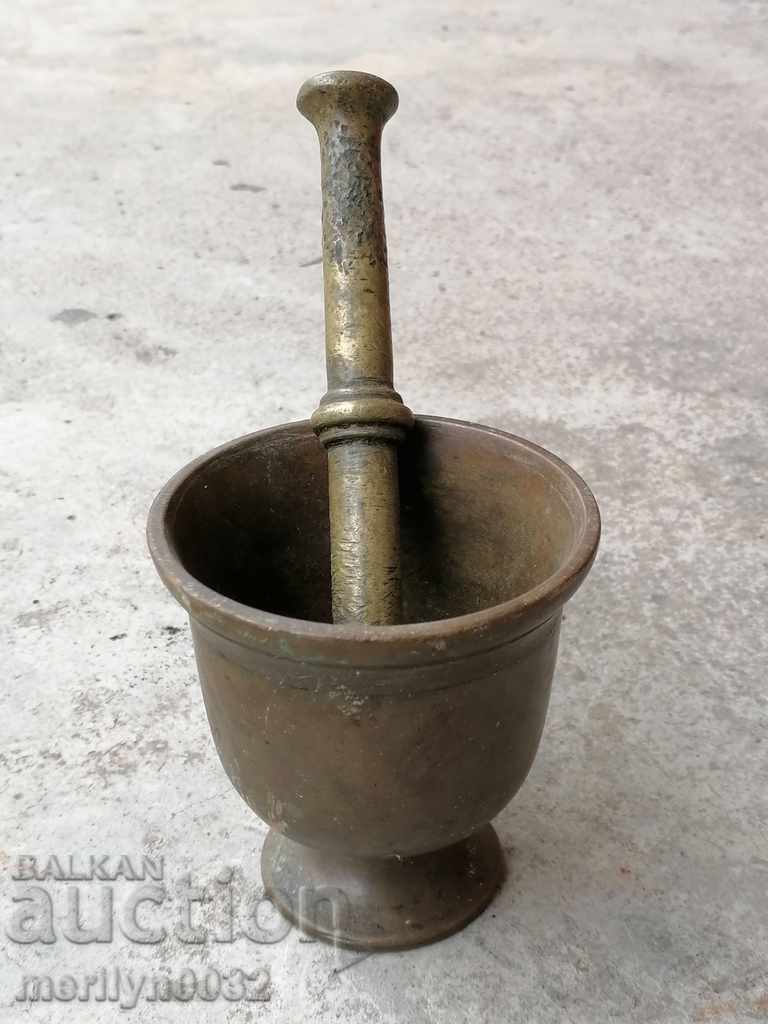 Old bronze mortar, hammer, mortar - 5 Old bronze mortar, hammer, mortar - 5
