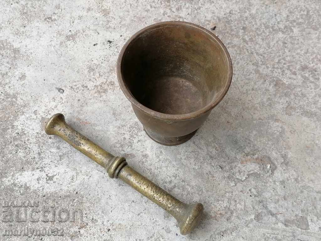 Old bronze mortar, hammer, mortar - 6 Old bronze mortar, hammer, mortar - 6