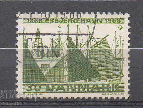 1968. Denmark. 100th anniversary of the port of Esbjerg.