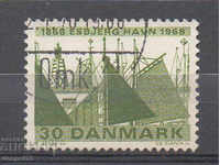 1968. Danemarca. 100 de ani de la portul Esbjerg.