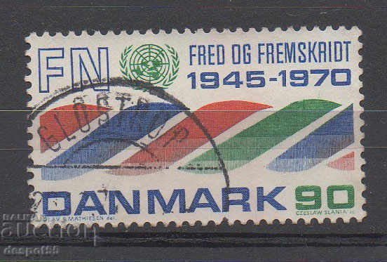 1970. Denmark. 25th anniversary of the United Nations.