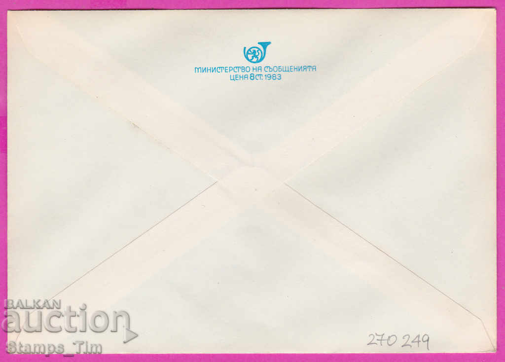 270249 / Bulgaria IPTZ 1984 Student Youth Day 8 blankets with price 0.40 BGN | € 0.20 270249 / Bulgaria IPTZ 1984 Student Youth Day 8 blankets with price 0.40 BGN | € 0.20