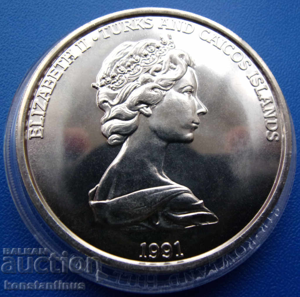 Търк и Кейкос 5 Крони 1991 UNC Rare с цена € 33.23 | 64.99 лв. Търк и Кейкос 5 Крони 1991 UNC Rare с цена € 33.23 | 64.99 лв.