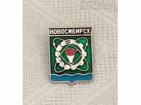 NOVOSIBIRSK RUSSIA COAT OF ARMS BADGE