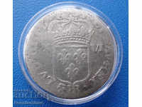 France Louis XIV 16 Denier1696 Silver Rare