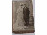 1907 SOFIA OLD WEDDING PICTURE PHOTO CARDBOARD KINGDOM