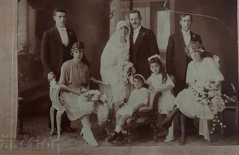 SHUMEN OLD WEDDING PHOTO PHOTO CARDBOARD ΒΑΣΙΛΕΙΟ ΒΟΥΛΓΑΡΙΑΣ