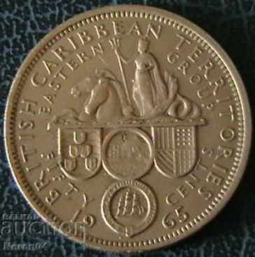 50 σεντς 1965 Ανατολή Καραϊβικής