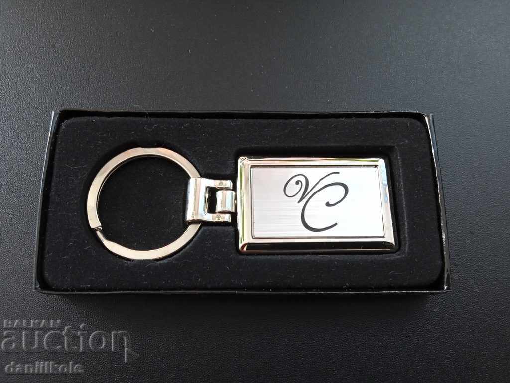 * $ * Y * $ * KEYHOLDER - INITIALS VC - IN BOX - NEW * $ * Y * $ * με τιμή 3.90 BGN | € 1.99 * $ * Y * $ * KEYHOLDER - INITIALS VC - IN BOX - NEW * $ * Y * $ * με τιμή 3.90 BGN | € 1.99