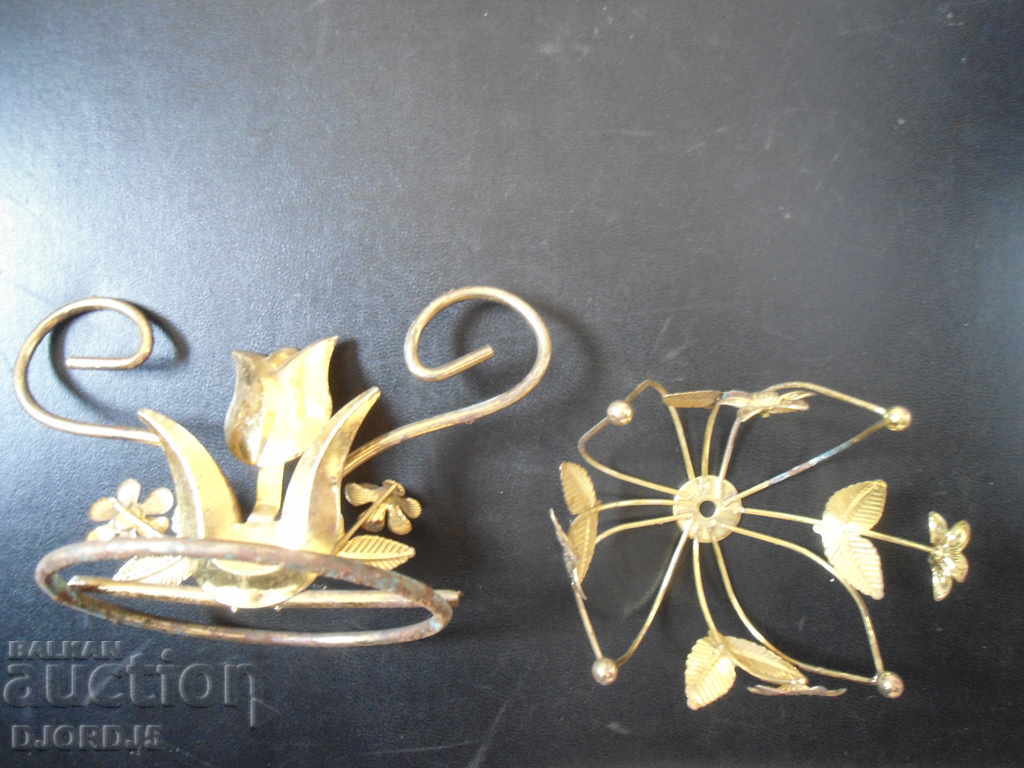 Old metal ornaments