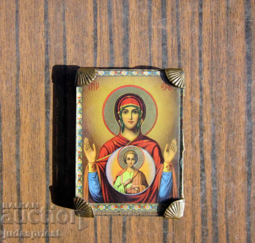 Βασίλειο της Βουλγαρίας αρχαία μικρή οικιακή εικόνα της Μητέρας του Θεού με τιμή 25.00 BGN | € 12.78
