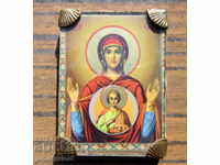 Kingdom of Bulgaria ancient small home icon of the Mother of God