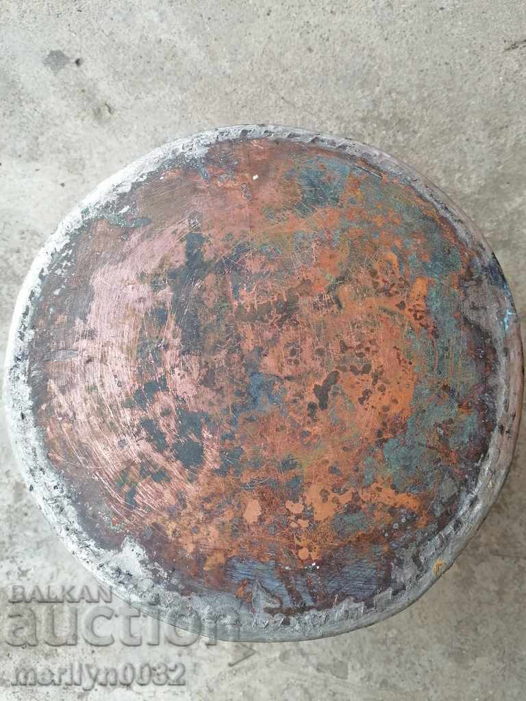 Old copper cauldron, copper, cauldron copper vessel menche - 7