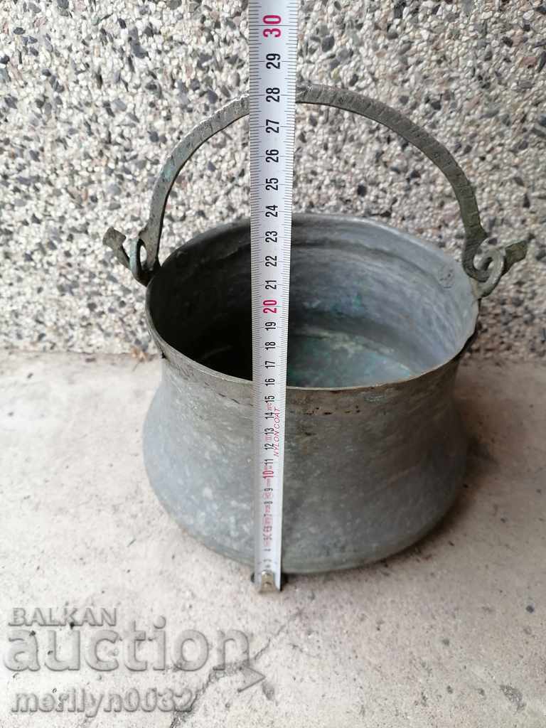 Old copper boiler, copper, copper copper boiler with price 71.00 BGN | € 36.30 Old copper boiler, copper, copper copper boiler with price 71.00 BGN | € 36.30