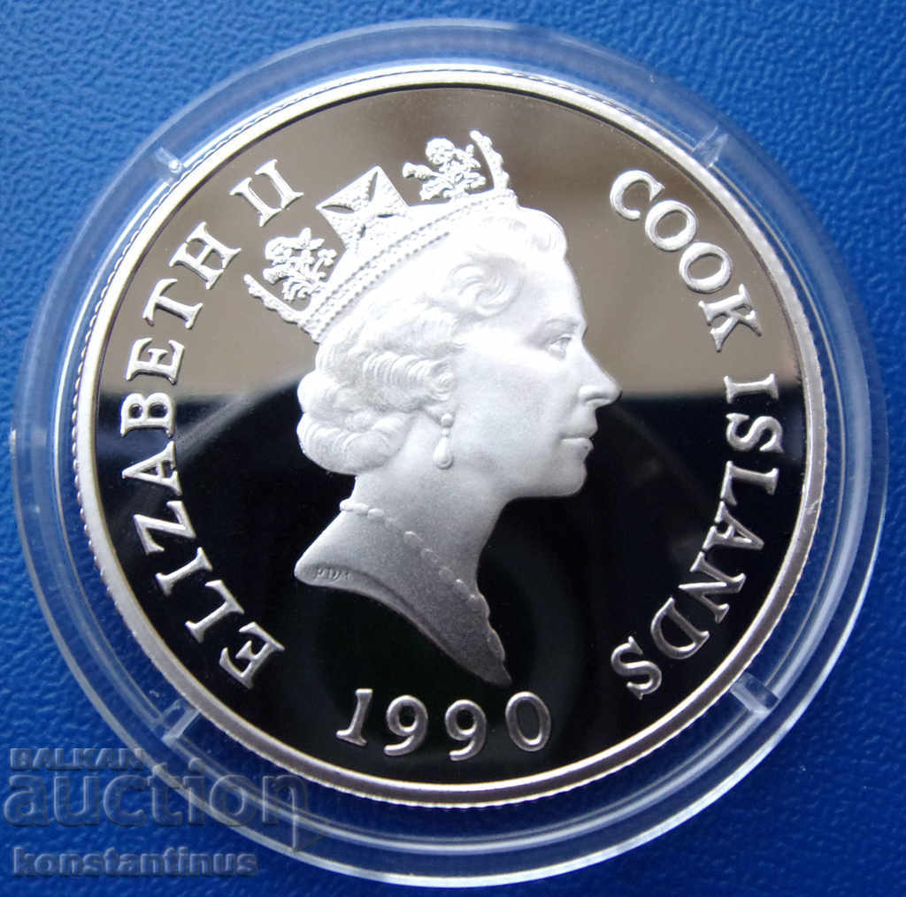 о. Кук 10 Долара 1990 UNC PROOF Rare с цена € 23.01 | 45.00 лв. о. Кук 10 Долара 1990 UNC PROOF Rare с цена € 23.01 | 45.00 лв.