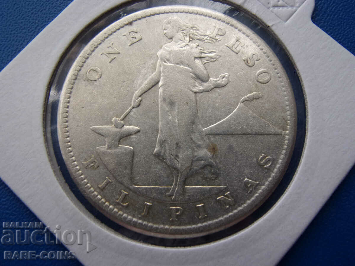 Filipine 1 Peso 1907 Rar Original cu preț € 61.36 | 120.01 BGN