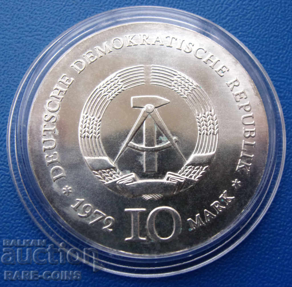 GDR 10 mar 1972 UNC Rare Original cu preț € 51.13 | 100.00 BGN GDR 10 mar 1972 UNC Rare Original cu preț € 51.13 | 100.00 BGN