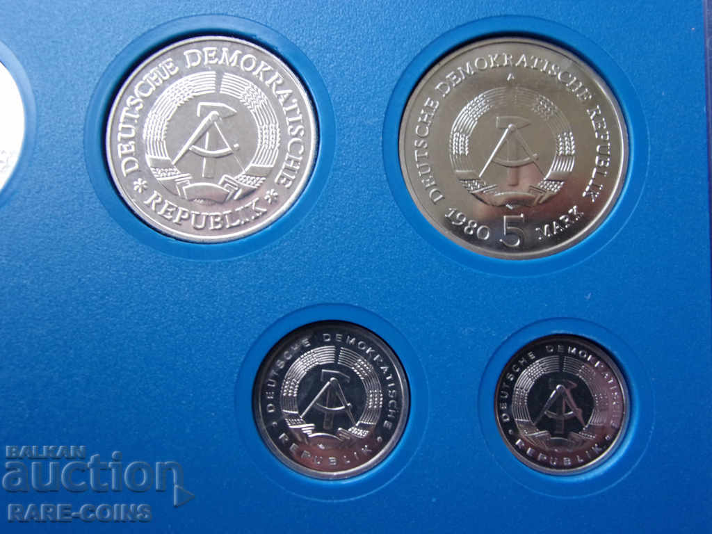 GDR Set 1980 UNC Rare Original - 5