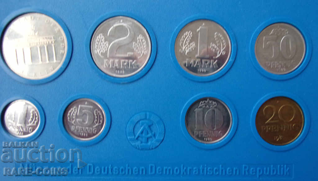 GDR Set 1980 UNC Rare Original