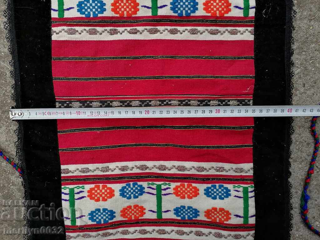 Cheiz apron with braid, folk costume, sukman, pishimal - 5 Cheiz apron with braid, folk costume, sukman, pishimal - 5