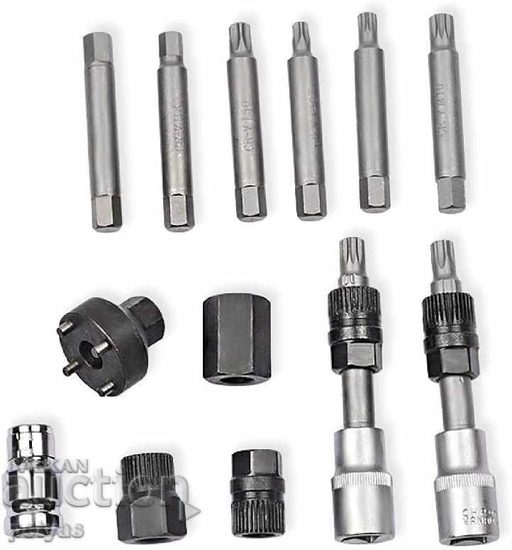 Alternator washer disassembly / assembly kit 18 pcs with price 57.50 BGN | € 29.40