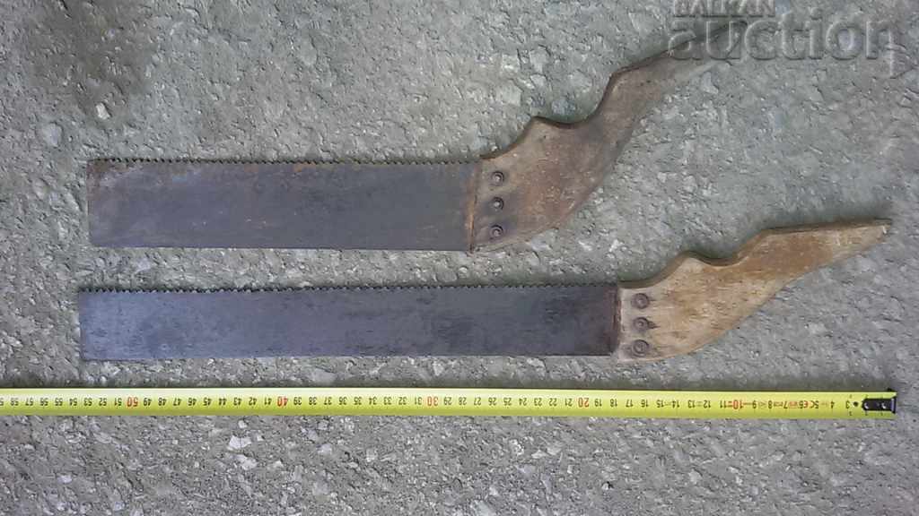 ancient primitive carpentry saw lot - 6 ancient primitive carpentry saw lot - 6